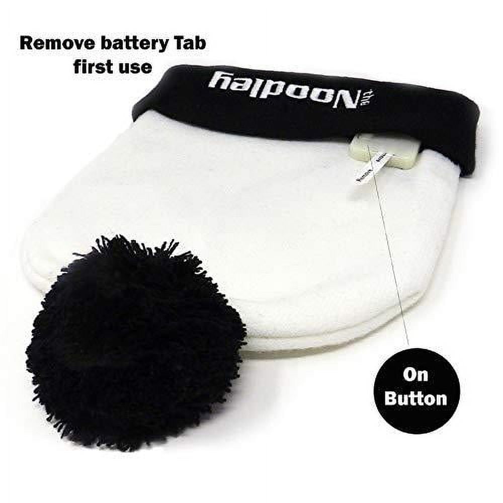 The Noodley LED Beanie with Pom Light Up Toys Halloween Hats for Girls Stocking Stuffers (Pink, One Size)