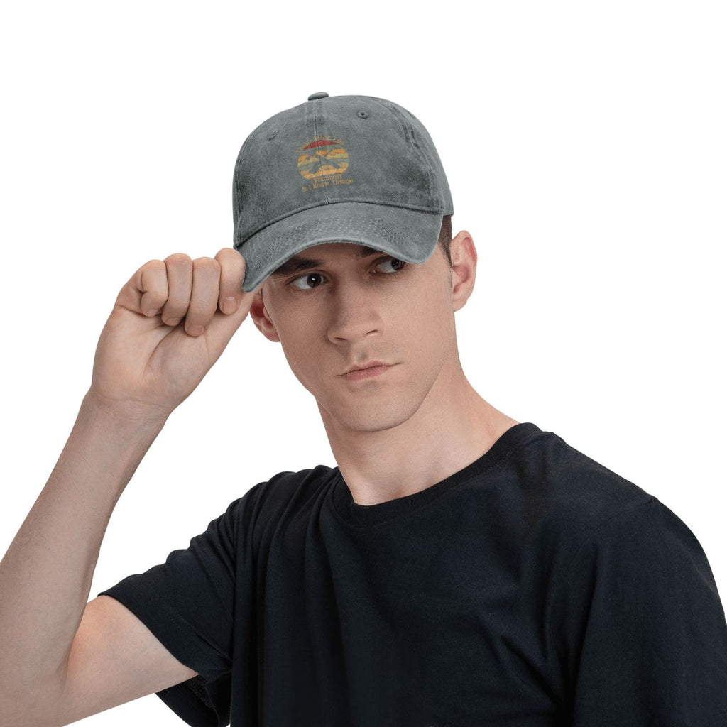 That's What I Do I Fix Stuff And I Know Things 1 Baseball Cap Vintage Soft Washed Denim,Golf Dad Hat Adjustable Trucker Hats for Men Women Unisex Adult,Gray