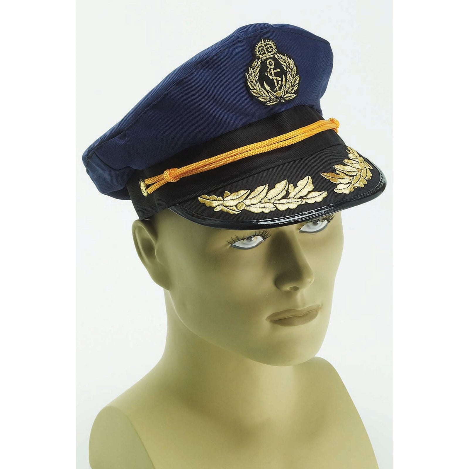 Halloween Navy Blue Captain Hat